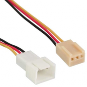 INLINE 2/3/4 pin kabel za napajanje belo 30cm 33328