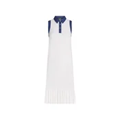 Karl Lagerfeld Pletena obleka Ikon  kremna / moder denim