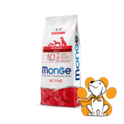Monge All Breeds Active Chicken 12kg, Hrana za Aktivne Odrasle Pse