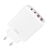 Infostyle Stenski polnilnik XO CE22 2x USB-C 2x USB, 45W Bela