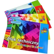 SCHEMAT Tehnični blok A4 z barvnimi listi, 20 kosov | 121165
