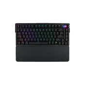 Tipkovnica ASUS ROG Azoth Extreme Wireless, ROG NX Red, PBT, OLED, RGB, USB, BT, US - 90MP03MA-BKUA01
