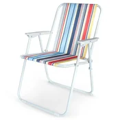 shumee Zložljivi kamping stol za plažo, vrt, balkon, ribolov, kampiranje