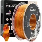 Smart Print Silk PLA Dvojna Barva rdeča zlata filament 1.75mm - Smart Print Sijajni Filament za 3D Tisk (1kg Kolut)