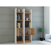 Hanah Home Polica 66,2x150x29,5cm Hrast-Bela