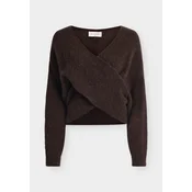 MSCH COPENHAGEN Pulover Zinelle temno rjava