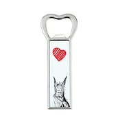 Artdog Nemška doga - odpirač za steklenice s psom, personaliziran odpirač za hladilnik, unikatno darilo Art-Dog za moškega
