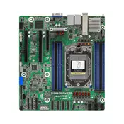 ASRock SIENAD8UD-2L2Q, 1xSKT SP6, AMD EPYC 8004, SoC, 8xDIMM, SATA, 2xM.2, 2xGbE, 2x25GbE, IPMI