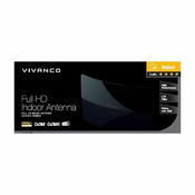 Antena VIVANCO 38887, Full HD, unutarnja, zaobljen dizajn, LTE Filter