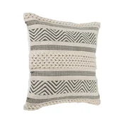 Eglo 420304 - Dekorativna blazina MELUT 45x45 cm kremna/črna