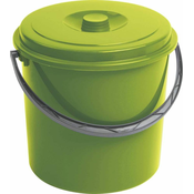 eoshop Vedro s pokrovom 16L - zelena