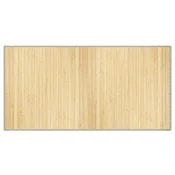 Vidaxl Preproga pravokotna svetlo naravna 100x200 cm bambus