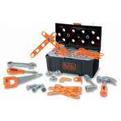 Kufrík s pracovným náradím Black&Decker DIY Tools Box Smoby montovateľné časti 34 doplnkov SM360924