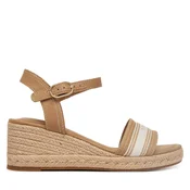 Tommy Hilfiger Espadrile Mid Wedge Espad Webbing FW0FW09230 Bež