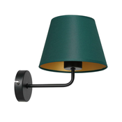 Zidna lampa ARDEN 1xE27/60W/230V zelena/zlatna