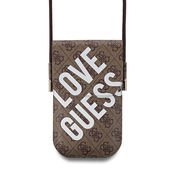 Guess Guess, Torbica za pametni telefon z motivom 4G Big Love, Rjava, (21749302)