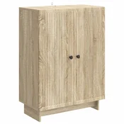 Vidaxl Strani šal Sonoma hrast 66 x 34,5 x 90 cm Inženirski les