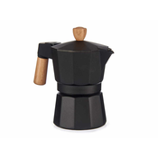 BigBuy Kavni aparat BigBuy Italijanski črni 150 ml, (5000136169)