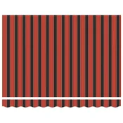 Vidaxl Okvir tende Oranžna in Črna 250 x 200 cm