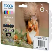 Originalna kartuša s črnilom EPSON 378 Multi-Pack - 6 kosov - črna, rumena, cian, magenta, svetlo škrlatna, svetlo cian