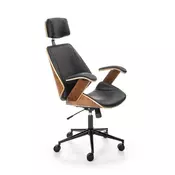 Halmar Udoben Pisarniški Stol IGNAZIO, Rjav/Črn, Nastavljiv, Ergonomski Design