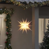 Božicno svjetlo s LED svjetlima sklopivo bijelo 57 cm