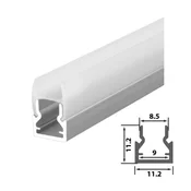 Aluminijumski profil za LED trake 1m, za police ( LPR-008/1-SET )