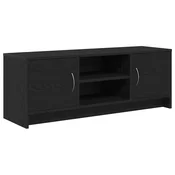 Vidaxl TV omarica črni hrast 102x30x37,5 cm inženirski les