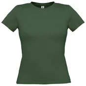 MAJICA KRATKI RUKAVI B&C WOMEN-ONLY TAMNO ZELENA S!!