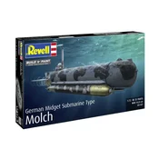 Plastic ModelKit podmornica 05187 - Njemacka mala podmornica tipa Molch (1:72)
