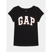 Gap Majica 460525-00 Črna Regular Fit