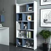 Hanah Home Polica 80x170x22cm Belo-Plava