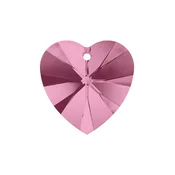 Privezak 6228 srce 10 mm-roze
