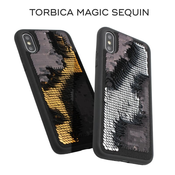 Ovitek Magic Sequin za Apple iPhone XS Max, Teracell, srebrna