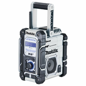 MAKITA DMR112W Akumulatorski bluetooth radio, USB, AUX, DAB+, 7,2V-18V (Črno-bela izdaja)