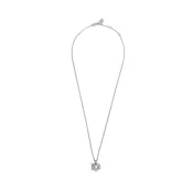 Juicy Couture Verižica Icon Heart srebrna