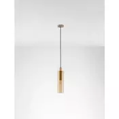 ZOELLA VISILICA E27 1X12W IP20 JANTARNO STAKLO NL9236211