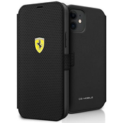 Ferrari FESPEFLBKP12SBK iPhone 12 mini 5,4 black book On Track Perforated (FER000437)