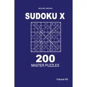 Sudoku X - 200 Master Puzzles 9x9 (Volume 8)
