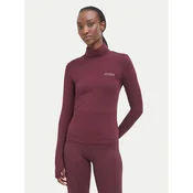 Guess Bluza V6BP11 K6907 Bordo rdeča Slim Fit