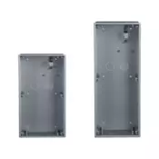 Aluminiowa puszka do montażu podtynkowego na dwa moduły.  Przeznaczona dla serii VTO4202F-X.