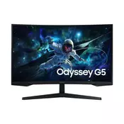 Monitor Samsung 81,3 cm (32,0) S32CG552EU 2560x1440 Curved Gaming 165Hz VA 1ms HDMI DisplayPort  FreeSync HDR10 OdysseyG5