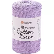 Yarn Art Macrame Cotton Lurex 2 mm 205 m 734 Vrvica