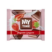 MY TIME Cokolada Jagoda Jogurt, 90 g