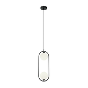 ITALUX PND-3965-2-BK - Luster na sajli LUPUS 2xG9/25W/230V crna