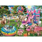 Ravensburger Sestavljanka Živalska rojstnodnevna zabava XXL 100 kosov