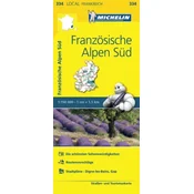 Michelin Karte Französische Alpen Süd