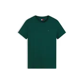 Tommy Jeans Majica DM0DM04411 Temno zelena Slim Fit