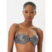 Selmark Gornji del bikini BO516 Temno siva