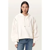 AllSaints pulover s kapuco ženski bombažen CIARA